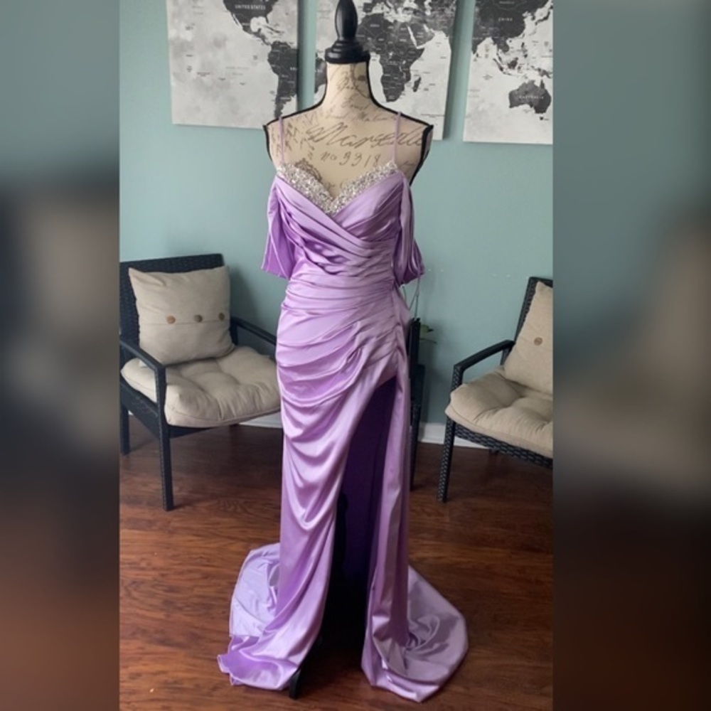 Purple prom dress size 2